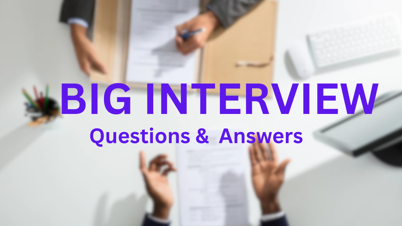 Answer Interview Questions
